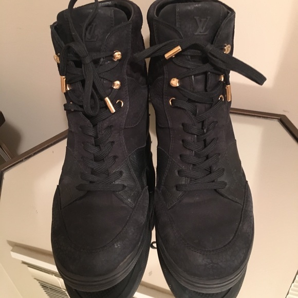 Louis Vuitton wedge high top sneakers - Picture 2 of 5